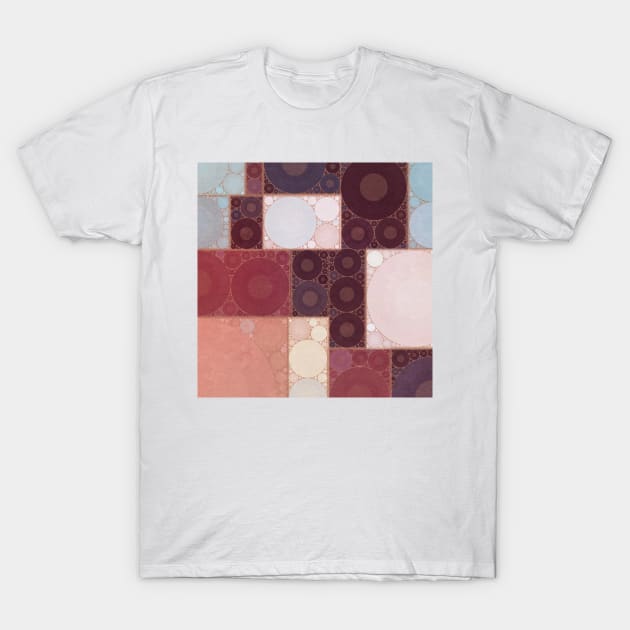 Square Pastel Pattern T-Shirt by Dturner29